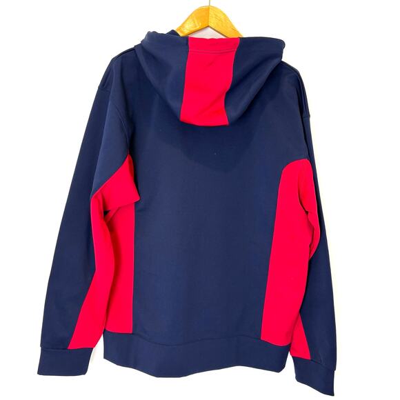 Chicago Cubs MLB Authentic Collection Full Zip Hoodie Sweatshirt- Men Size Large - Picture 6 of 7